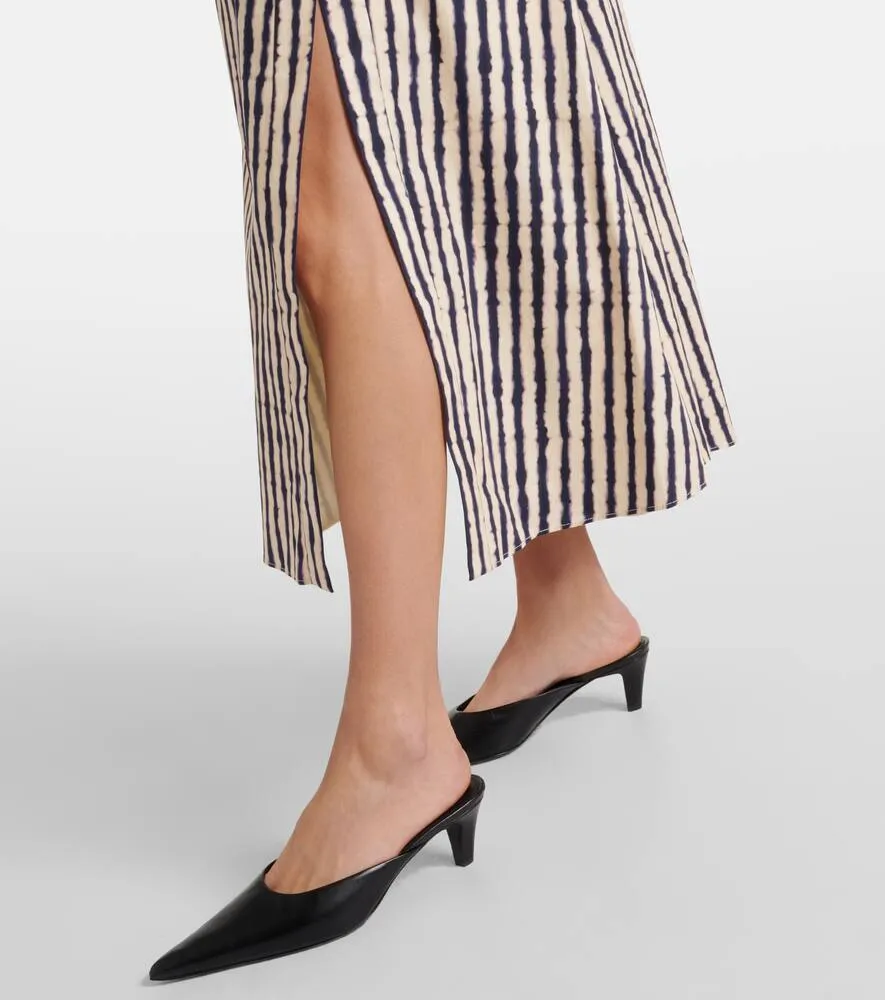 Altuzarra Lydia off-shoulder cotton-blend midi dress