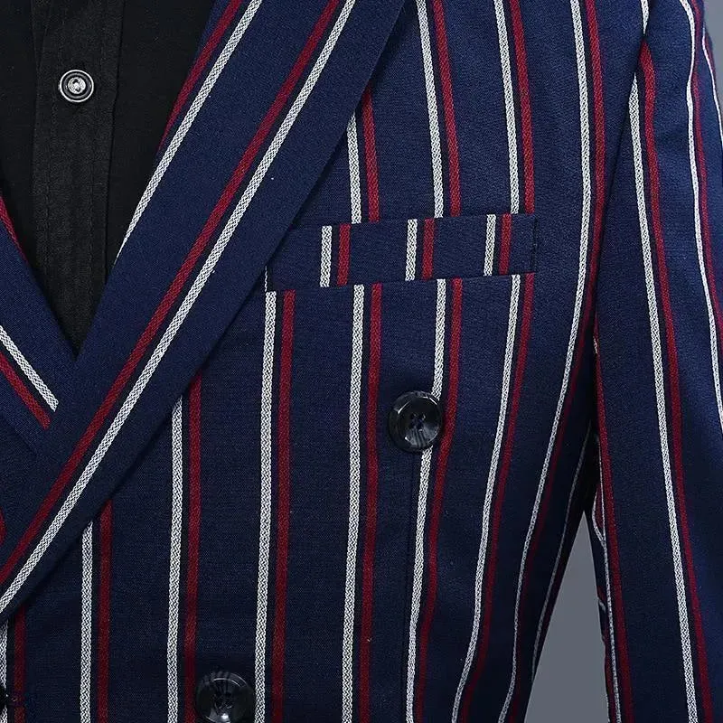 Birdman Two-Piece Striped Suit