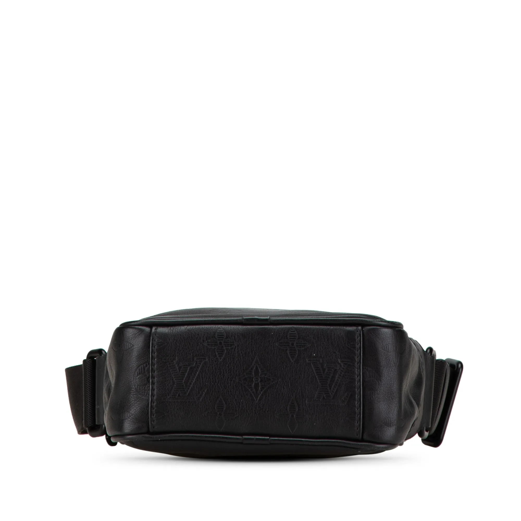 Black Louis Vuitton Monogram Shadow Danube PM Crossbody Bag
