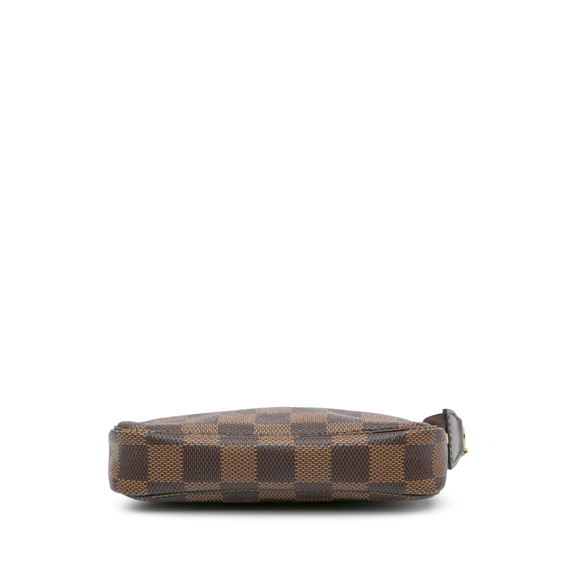 Brown Louis Vuitton Damier Ebene Mini Pochette Accessoires Handbag