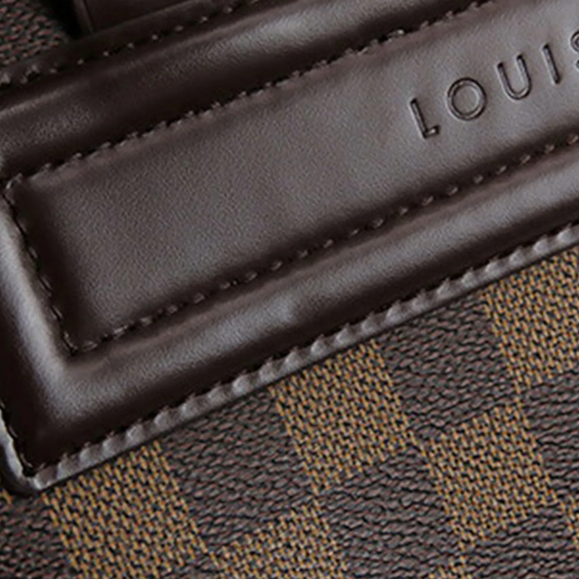 Brown Louis Vuitton Damier Ebene Venice Sac Plat GM Tote Bag