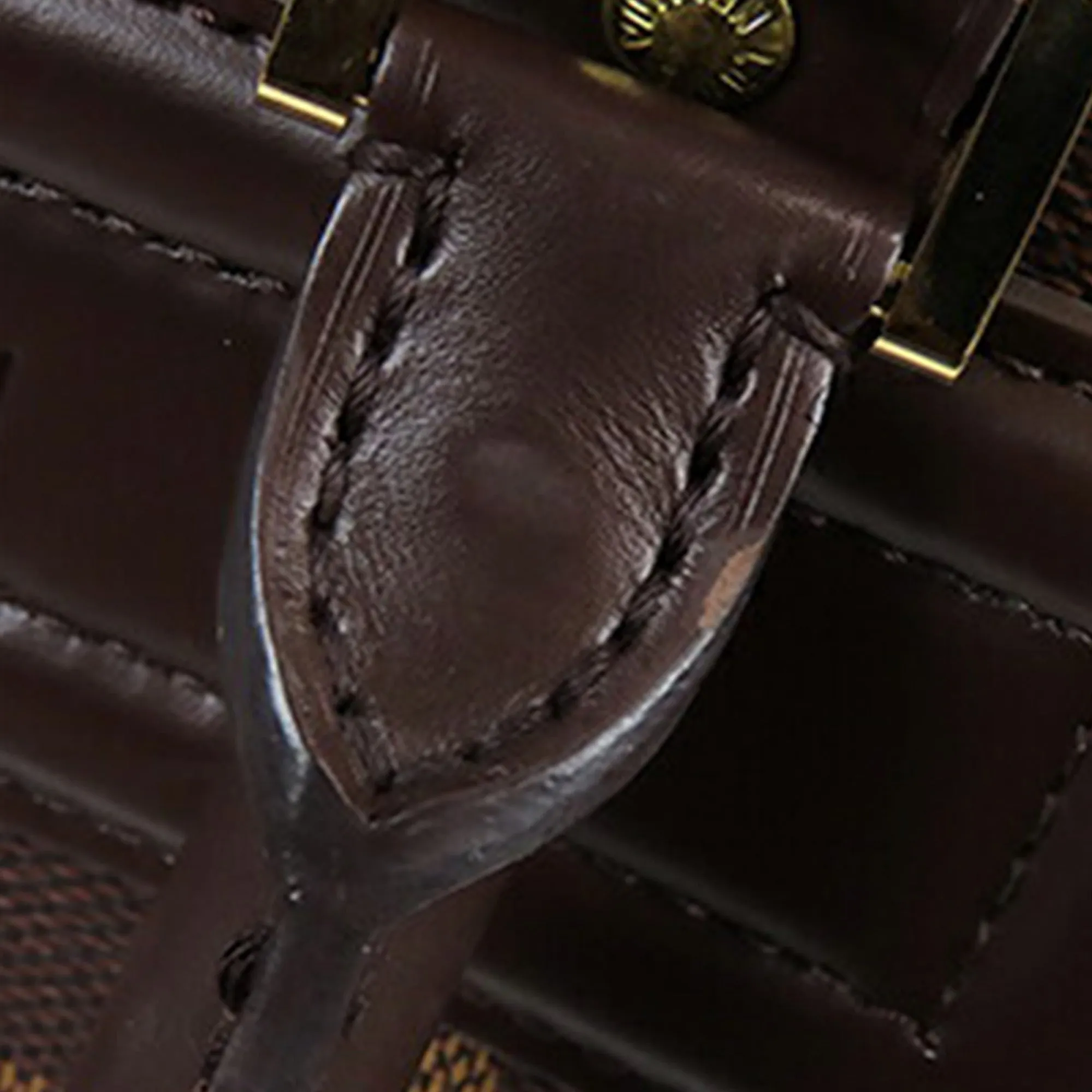 Brown Louis Vuitton Damier Ebene Venice Sac Plat GM Tote Bag