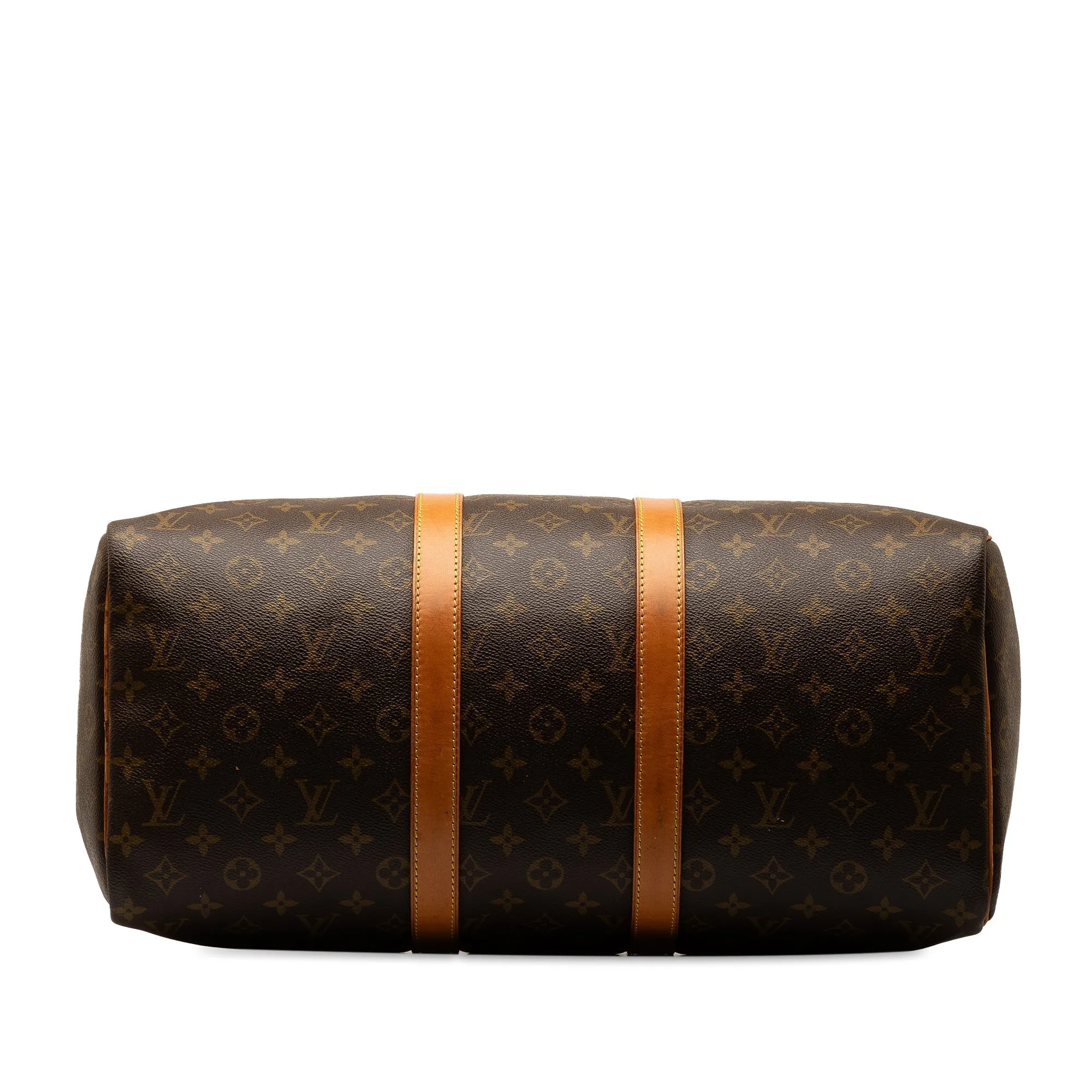 Brown Louis Vuitton Monogram Keepall 45 Travel Bag