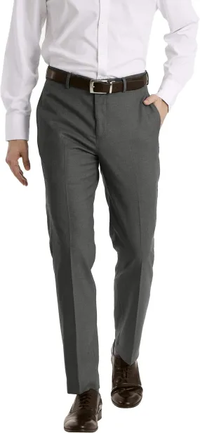 Calvin Klein Men's Slim Fit Dress Pants, Medium Gray