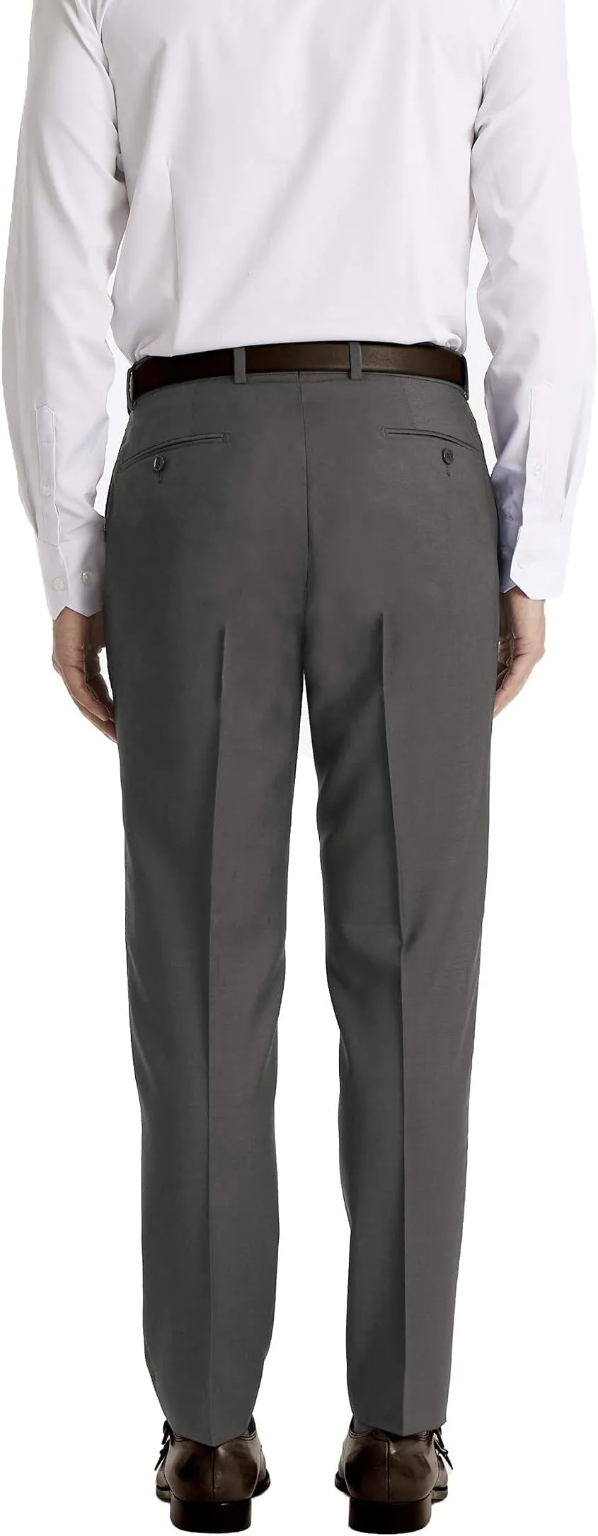 Calvin Klein Men's Slim Fit Dress Pants, Medium Gray