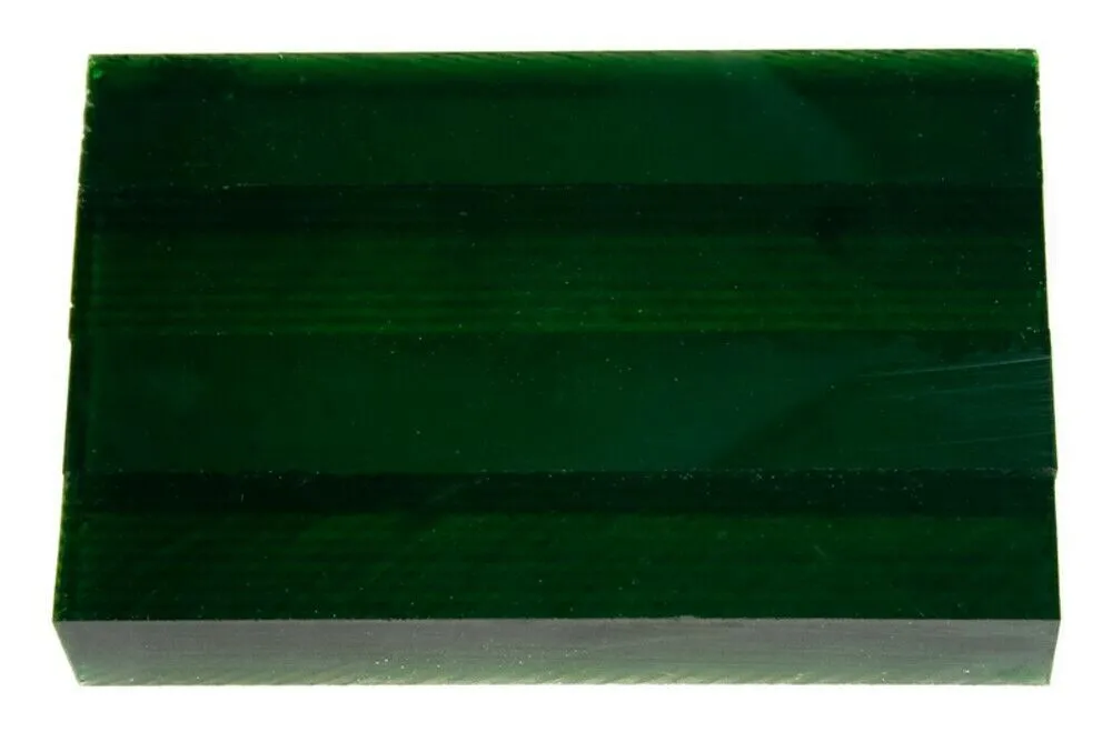 Chartreuse Pinstripe Acrylic Pen Blank 3/4"x3/4"x5" BTWPBM1227 1pc