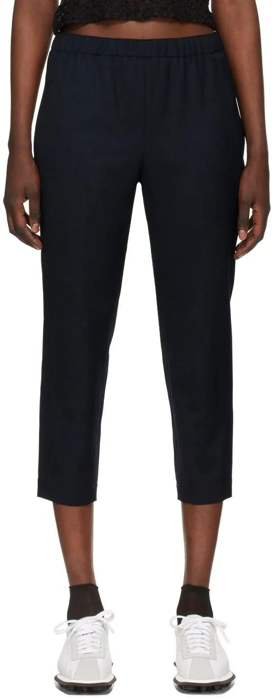 Comme des GarÃ§ons Comme des GarÃ§ons Navy Wool Trousers