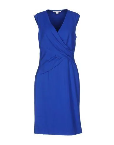 Diane Von Furstenberg Women Knee-length dress Bright blue 18 UK