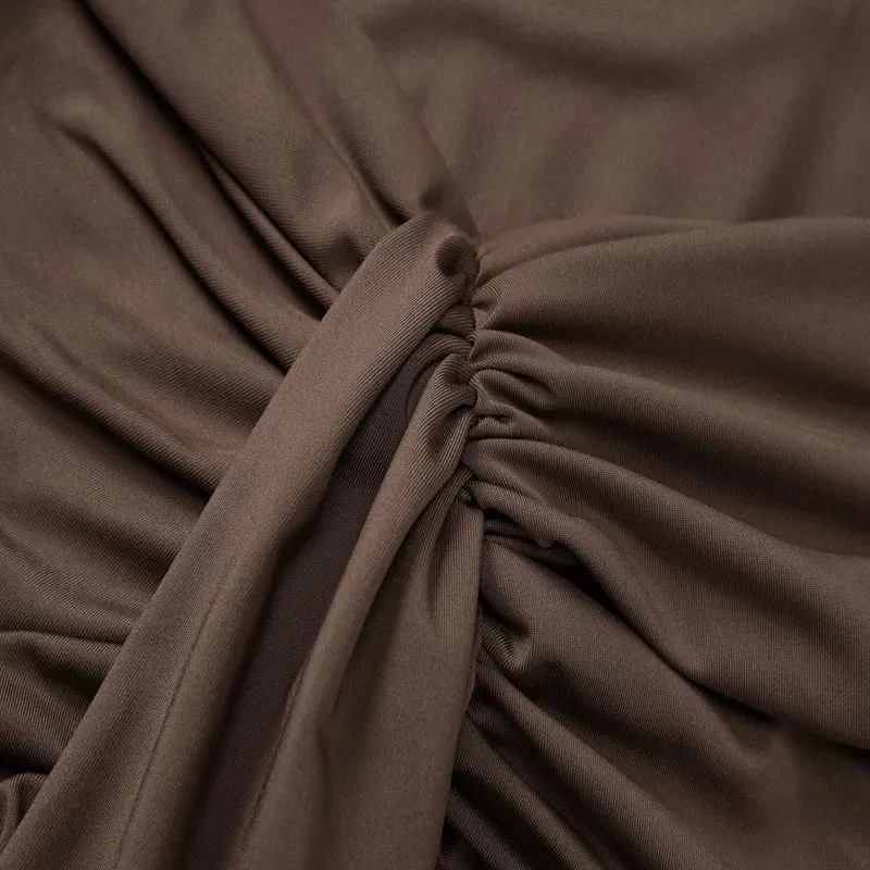 Elegant Asymmetrical Evening Dress for Weddings