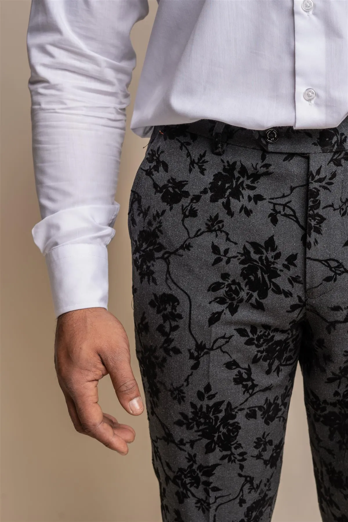 Georgi Floral Three Piece Suit