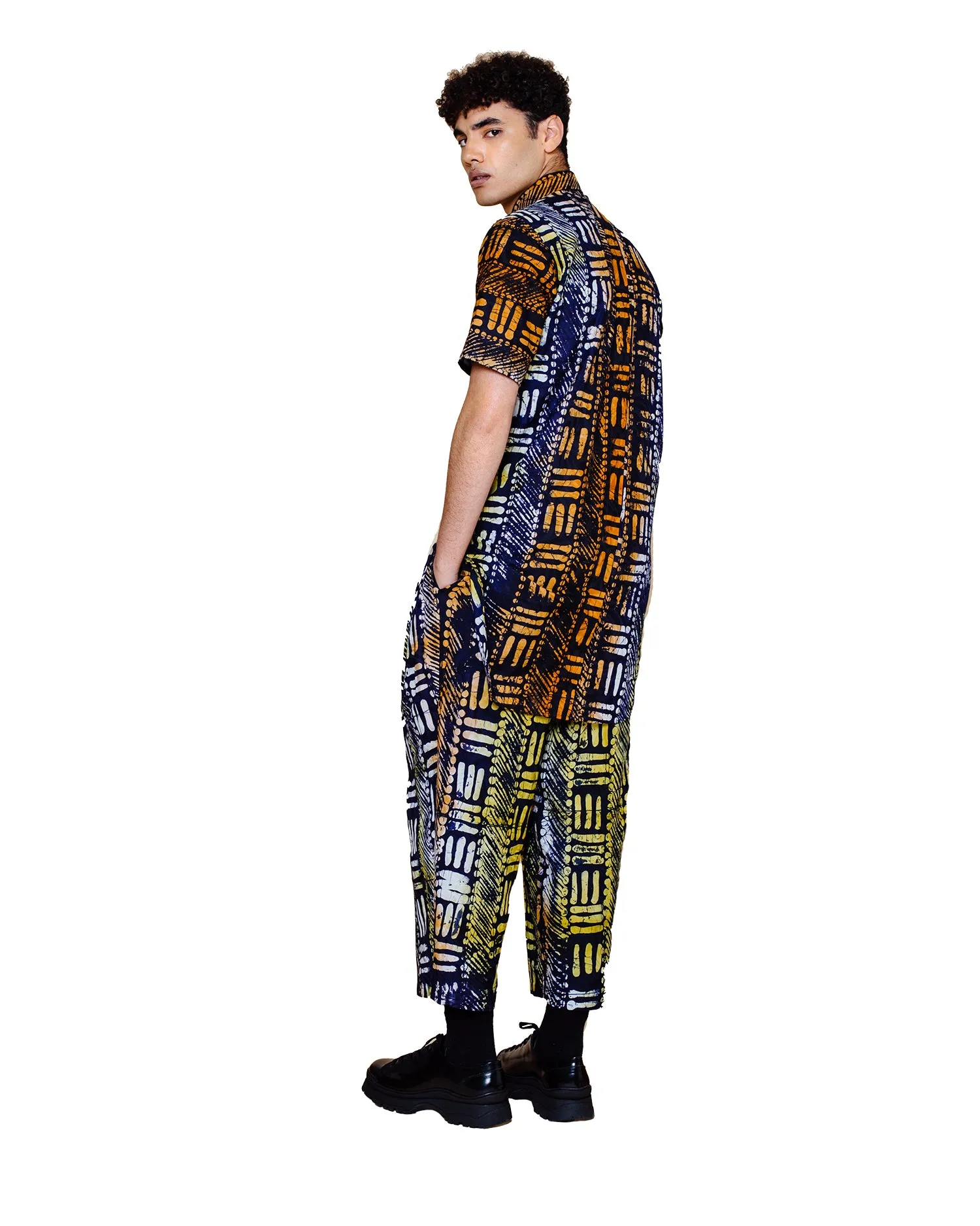 Hand Dyed Adire Shirt