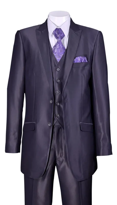 Milano Moda 5702V2-GR Mens Suit