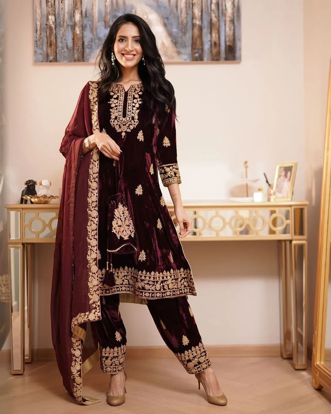 New Designer Party Wear Salwar Suit