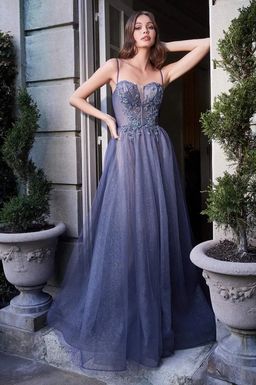 Nuke Blue Evening Dress