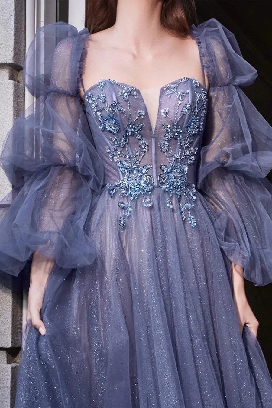 Nuke Blue Evening Dress