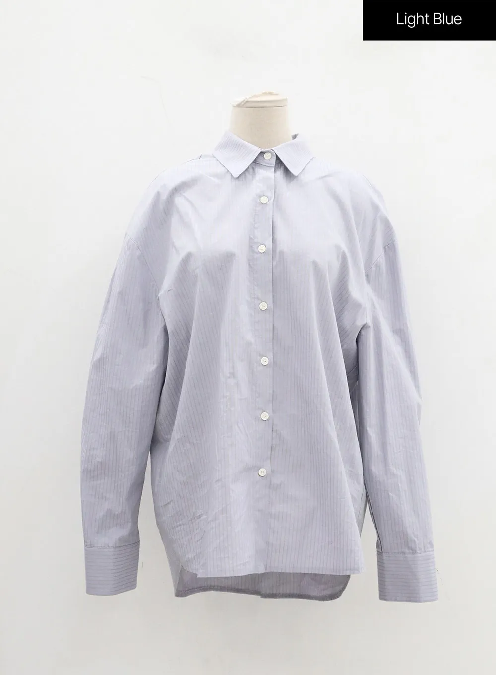 Pinstripe Oversized Shirt OJ302