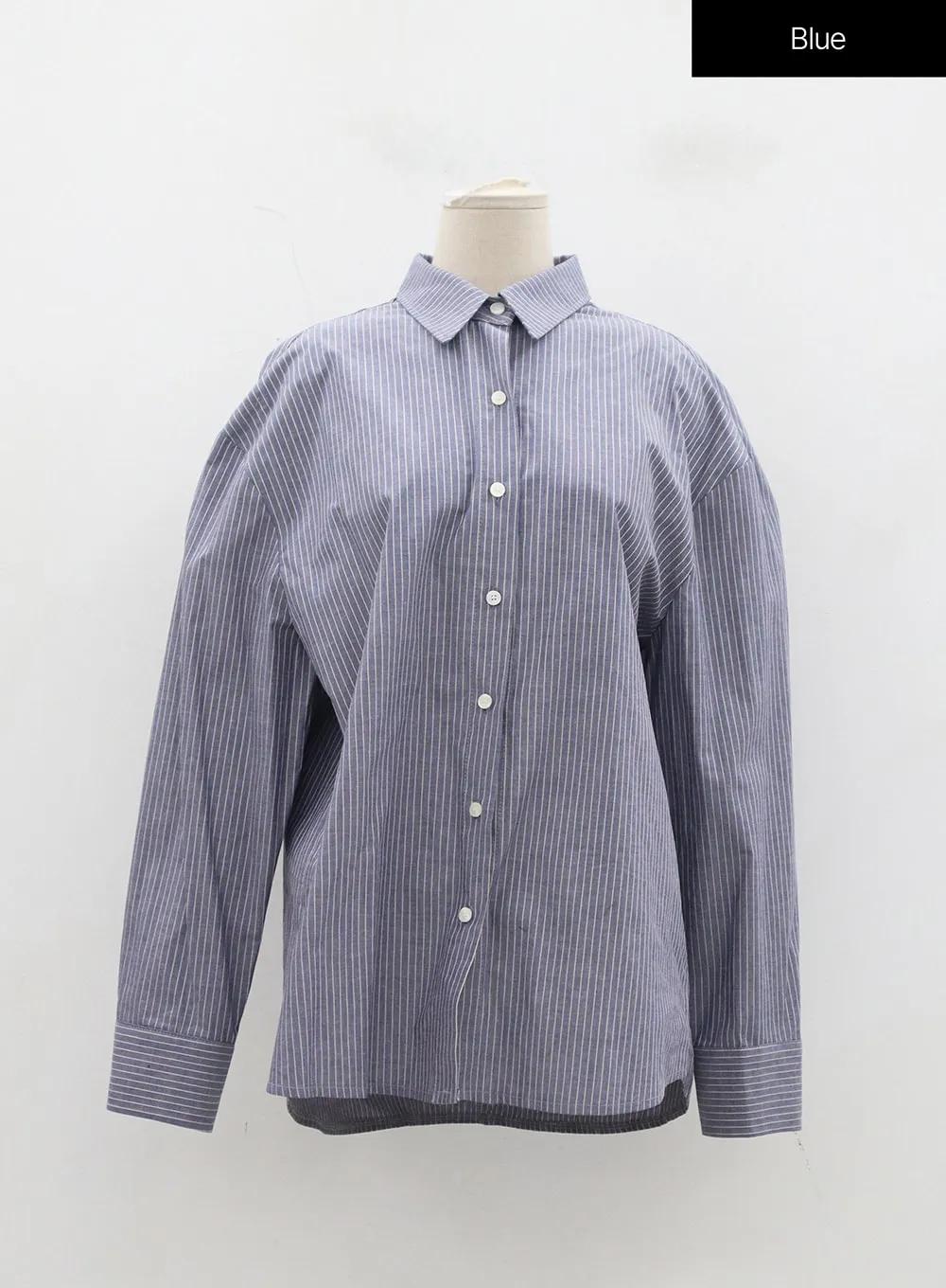 Pinstripe Oversized Shirt OJ302