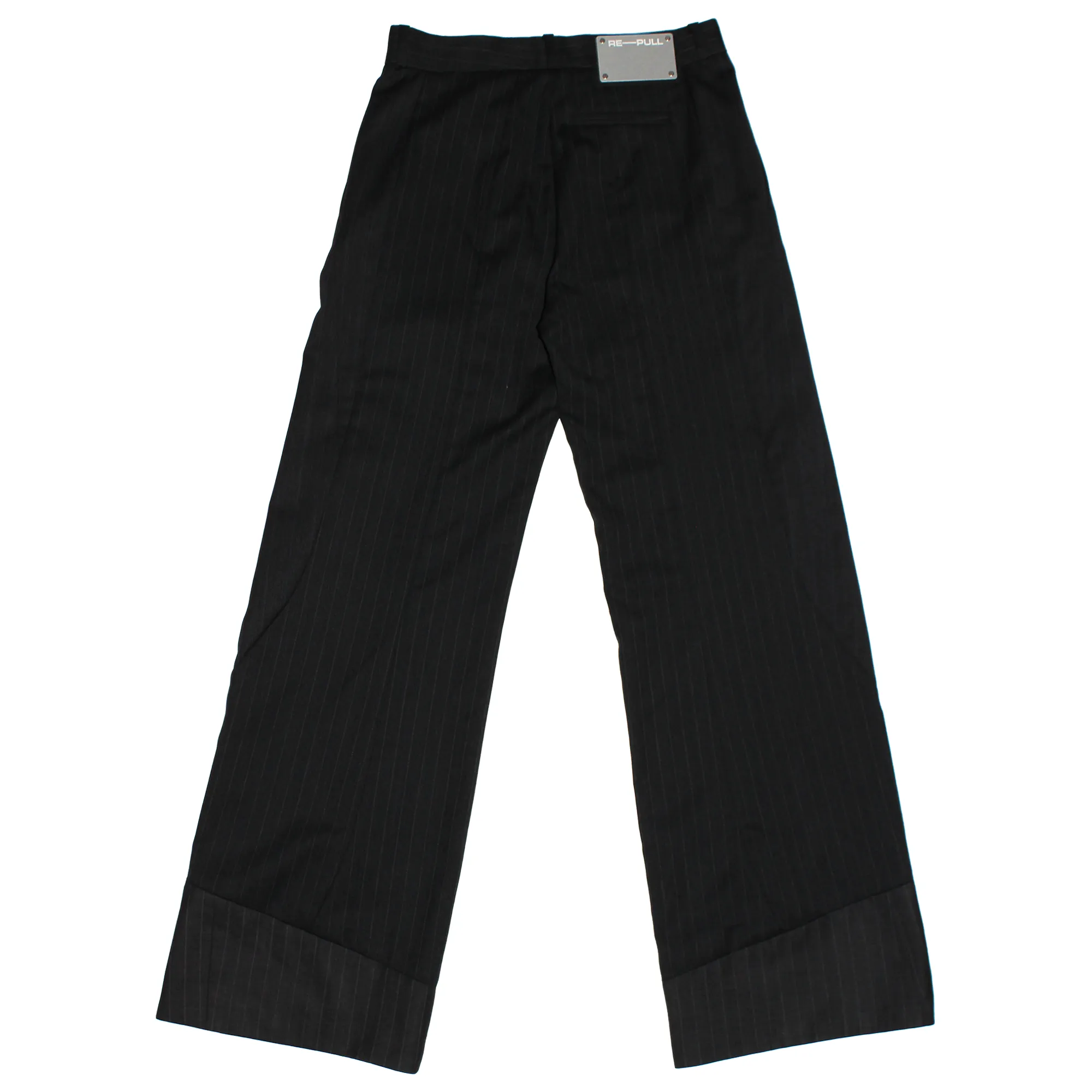 Pinstripe Sumi Paneled Trouser - Size 1